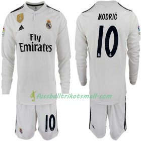 Fußballtrikots Real Madrid MODRIC 10 Kinder 2018-2019 Langarm Heimtrikotsatz kaufen